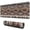 Brown Geometric, variant on Long Mouse Pads for Desk,Brown Ethnic Pattern Desk Mats on Top Of Desks, Desk Mouse Pad Extra Large with 3mm Non-Slip Base and Stitched Edge for Gaming,Office,Work,Home 31.5"x11.8"