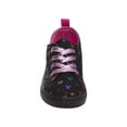thumbnail image 5 of Nanette Lepore Little Kids Girls Canvas Sneakers, Black Multi, Size: 12, 5 of 7