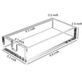 thumbnail image 2 of Servilletero HIIMIEI acrílico para baño y cocina transparente, 2 of 7