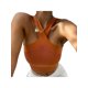 thumbnail image 3 of Camisola de punto para mujer VISgogo, camiseta sin mangas con cuello colgante cruzado de Color sólido de estilo informal para mujer, camiseta Base delgada VISgogo moda, 3 of 9