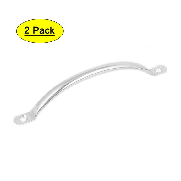 Unique Bargains Stainless Steel Arch Furniture Handle-0.2" Hole Diameter-2 Pack
