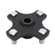 thumbnail image 4 of 604112, Placa de Brida del Cubo de la Rueda Trasera Negra Duradera de Metal Antirripiente para el Reemplazo de PiCeSas del Automóvil para Ezgo RXV 2008-UP, 4 of 7