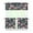 White, variant on Kitchen Curtains and Valance Set 24 Inch Tier Pioneer Colorful Floral Curtains Small Drapes for Cafe Living Room Bathroom Farmhouse 3 Pieces Set Rod Pocket