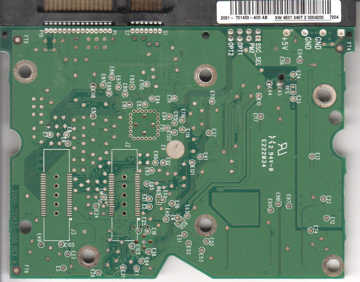 Wd1500adfd WD1500ADFD-00NLR1, 2061-701453-A00 AB, WD SATA 3.5 PCB - Walmart.com