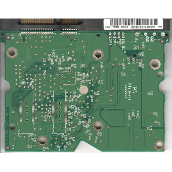 WD1500ADFD-00NLR1, 2061-701453-A00 AB, WD SATA 3.5 PCB