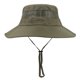 thumbnail image 1 of Color sólido sombrero de pescador de gran lado protector solar al aire libre sombrero de cuenca transpirable sombrero para el sol verano casco de seguridad de color arena para hombres y mujeres Adepaton BST3008551-5, 1 of 5