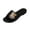 Black, variant on Women's Flat Slide Dressy Sandals Slip On Mules Open Toe Summer Shoes Footbed Slippers for Beach Vacation Daily Wear, White, 43
