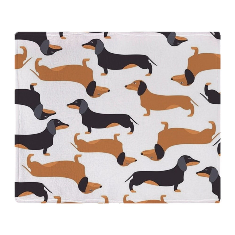 CafePress - Cute Dachshunds - Soft Fleece Throw Blanket, 50