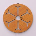 thumbnail image 2 of Bangcool 5PCS Wood Hot Pad Whale Rabbit Snowflake Windmill Drink Coaster Hot Pot Holder, 2 of 10