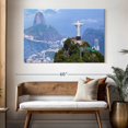 thumbnail image 3 of Elephant Stock Iconic Christ The Redeemer Wall Art - Horizontal Canvas Wall Art - Living Room Wall Decor - Places Canvas - Blue And Green Decor - 51" x 34", 3 of 8