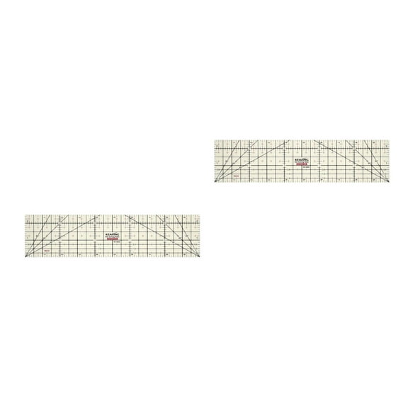 2pcs Heat Resistant Hot Ironing Ruler Patchwork Tailor Craft Sewing Supplies
