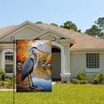 thumbnail image 2 of Amhnf Blue Heron Autumn Landscape Garden Flag For Home Outdoor Garden Yard Decor 12x18 inch, 2 of 5