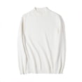 thumbnail image 4 of Pull Homme Coton Tricoté Slim Pull Col Roulé Pull Homme Automne Hiver Col Montant T-Shirt Homme Pulls Col Montant Vêtements Marque, 4 of 6