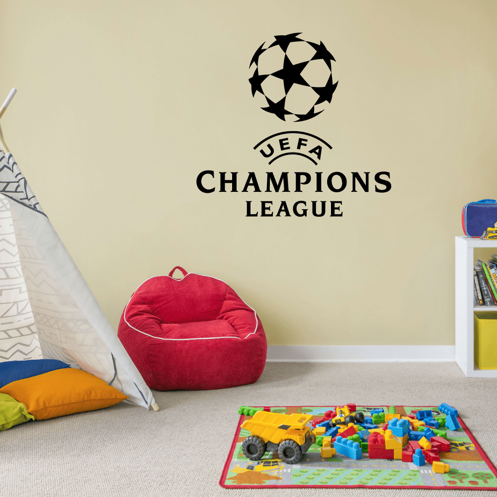 Football Wall Sticker We Are The Champions Sticker Decal Children's Bedroom
