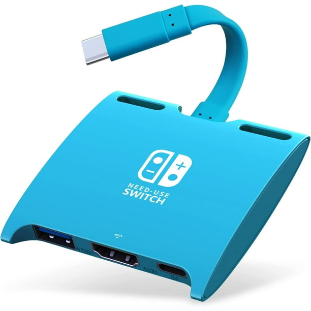 Switch Dock pour Nintendo, Compact Size Switch Dock, Station d'accueil  portable Nintendo Switch avec HDMI, USB 