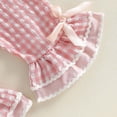 thumbnail image 5 of Onesies 3-6 Months Toddler Girl Ruffle Wide Leg Romper, Sizes 12 Months - 5T, 5 of 7