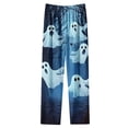 thumbnail image 4 of XUNKUSGA Halloween Pajama Pants for Women Comfortable Loose Fit Womens Pajama Pants Casual Elastic Waist Wide Leg Loungewear Bottoms Halloween Gifts S, 4 of 5