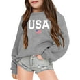 thumbnail image 3 of MUXiin Sweatshirts for Girls Baggy Crewneck Long Sleeve USA Sweatshirts American Flag Comfortable Drop Shoulder Sweatshirt Cute Children Fall Winter Teen Girl Clothes, 3 of 3