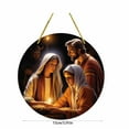 thumbnail image 3 of Fiudx Ofertas del día Adornos de la escena de la natividad Adornos para el árbol de Navidad Juego de adornos colgantes de nacimiento Regalos religiosos sagrados Regalos de la escena de la natividad, 3 of 6