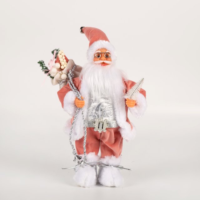 Estatuilla de decoración de Papá Noel, adorno de escritorio de mesa de Navidad, decoración de habitación del hogar, alta calidad, trabajo exquisito, 30/45/60cm