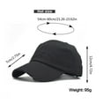 thumbnail image 2 of Women's Cotton Baseball Cap with Ponytail Hole - Curved Brim, Breathable Sun Hat, Spring/Summer Outdoor Sports, Natural Cotton Material, 2 of 8