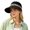 Black, variant on Sun Protective Ladies Baseball Cap for Face Coverage Wide Brim Bucket Hat Black Shield Style Day Outdoor Activities
