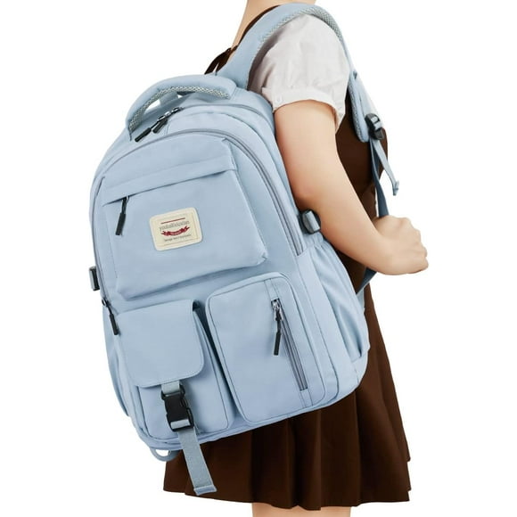 Lightweight School Backpack Womens, Cute School Bag for Girls, Laptop Rucksack Backpack for School Casual Daypacks Travel Backpack.blue