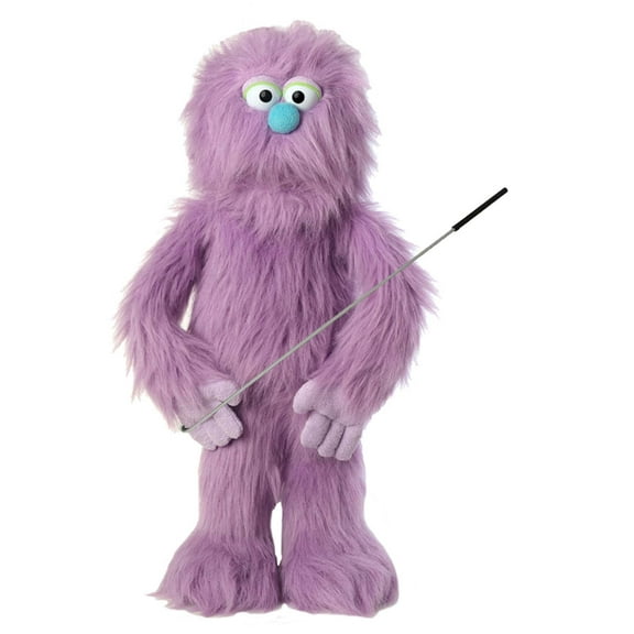 Silly Puppets 30" Full Body Ventriloquist Style Monster Puppet, Purple