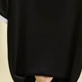 thumbnail image 5 of Annhoo Pajama Tops for Women Spring Summer Block Color Crewneck Loose Short Sleeve Shirts Soft Comfy Clothes, 5 of 5