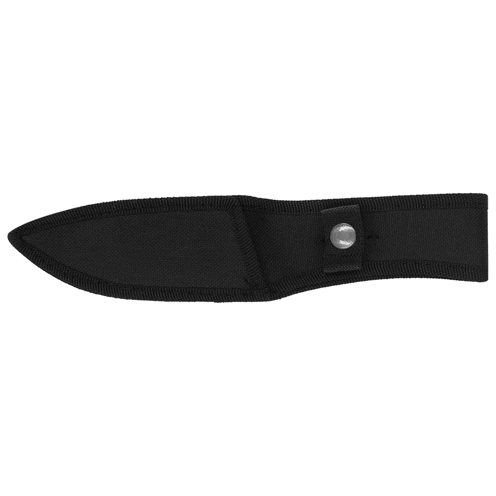 Zenport 14032A Hunting Knife with Sheath - 9-Inch, 4.2 Inch Stainless Steel Blade, Black