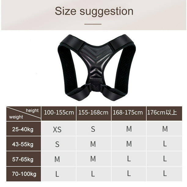 Corrector de postura lumbar de espalda, correctores de postura ajustables, corrector de postura ajustable, enderezador de espalda, funcionalidad de alta precisión