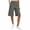 Gray(Womens Shorts), variant on Bermuda Shorts for Women Solid Color Fashion Elastic Waisted Drawstring with Pockets Casual Shorts