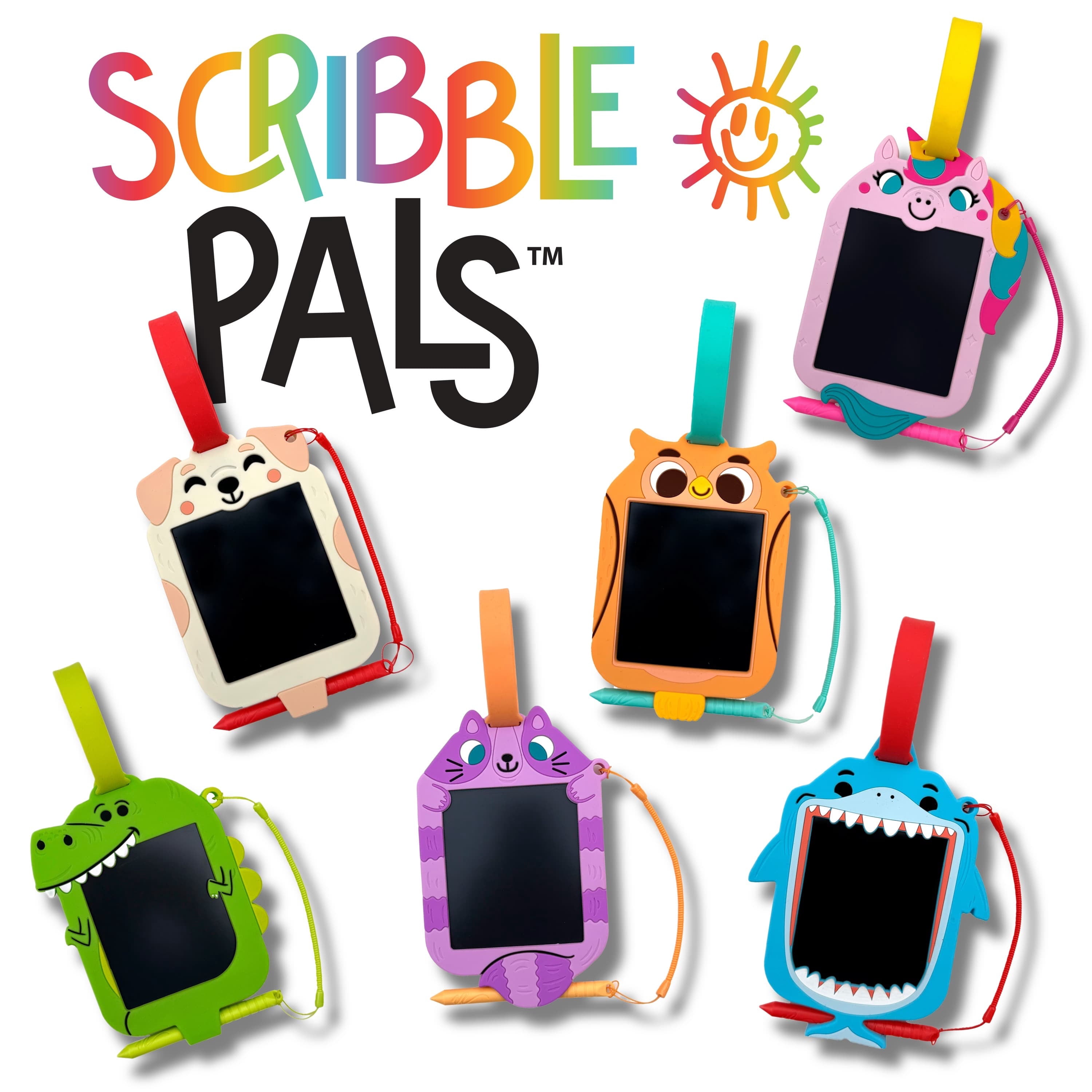 Boogie Board Scribble Pals Owl Portable Doodle Tablet for Children Ages 3+ by Buffalo Games