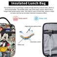 thumbnail image 4 of Sac à Lunch Mickey mouse Réutilisable Isolé pour Garçon Fille Sac Isotherme Étanche pour Travail Pique-Nique Voyage Randonnée Plage Camping, 4 of 5