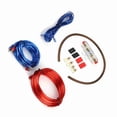 thumbnail image 1 of Kit De Alambre De Amplificador De Automóvil, Audio De Automóvil Subwoofer Amplificador Amplificador De Altavoces Kit De Cable De Alambre De Altavo Con Línea De Audio R CA, 1 of 7