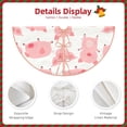thumbnail image 3 of Fotbe Kawaii Pigs Pattern Christmas Tree Skirt, Tree Skirts Plush Christmas Decorations, Christmas Tree Skirts Xmas Decorations Holiday Party Decor-36", 3 of 6
