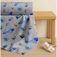 thumbnail image 4 of Soimoi Grey Cotton Poplin Fabric Shells Ocean Fabric Prints By Yard 42 Inch Wide, 4 of 7