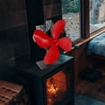 thumbnail image 4 of Chimenea universal alimentada con leña, estufas no eléctricas silenciosas, ventilador, distribución eficiente del calor, alta eficiencia Rojo Baoblaze Ventilador de estufas de calor, 4 of 7