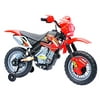 Aosom 6V Kids Ride On Electric Motocross Dirt Bike - Red