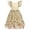 Apricot Floral, variant on IBTOM CASTLE Kids Girls Birthday Party Sundress Floral Embroidery Backless Princess Tulle Tutu Wedding Pageant Dress 5-6 Years Apricot Floral