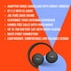 thumbnail image 5 of JBL Tune 670NC - Cancelación de ruido adaptativa con auriculares supraaurales inalámbricos Smart Ambient, duración de batería de hasta 70 h con carga rápida, diseño ligero, cómodo y plegable (negro) (, 5 of 5