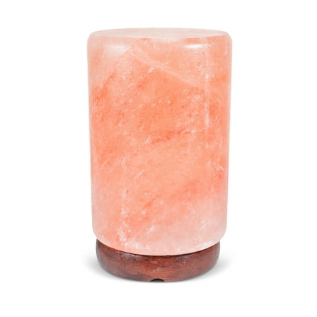 Cylinder Lamp Himalayan Salt Lamp, 15 cm, Natural