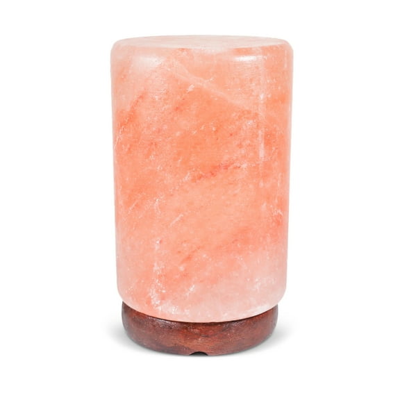 Cylinder Lamp Himalayan Salt Lamp, 15 cm, Natural