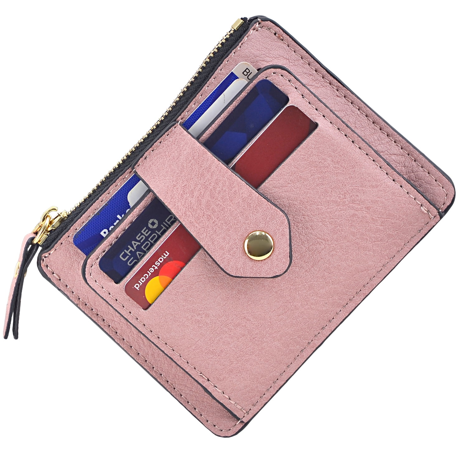 MKP - MKP Womens Credit Card Holder Mini Front Pocket Wallet Coin Purse with multiple card slots ...