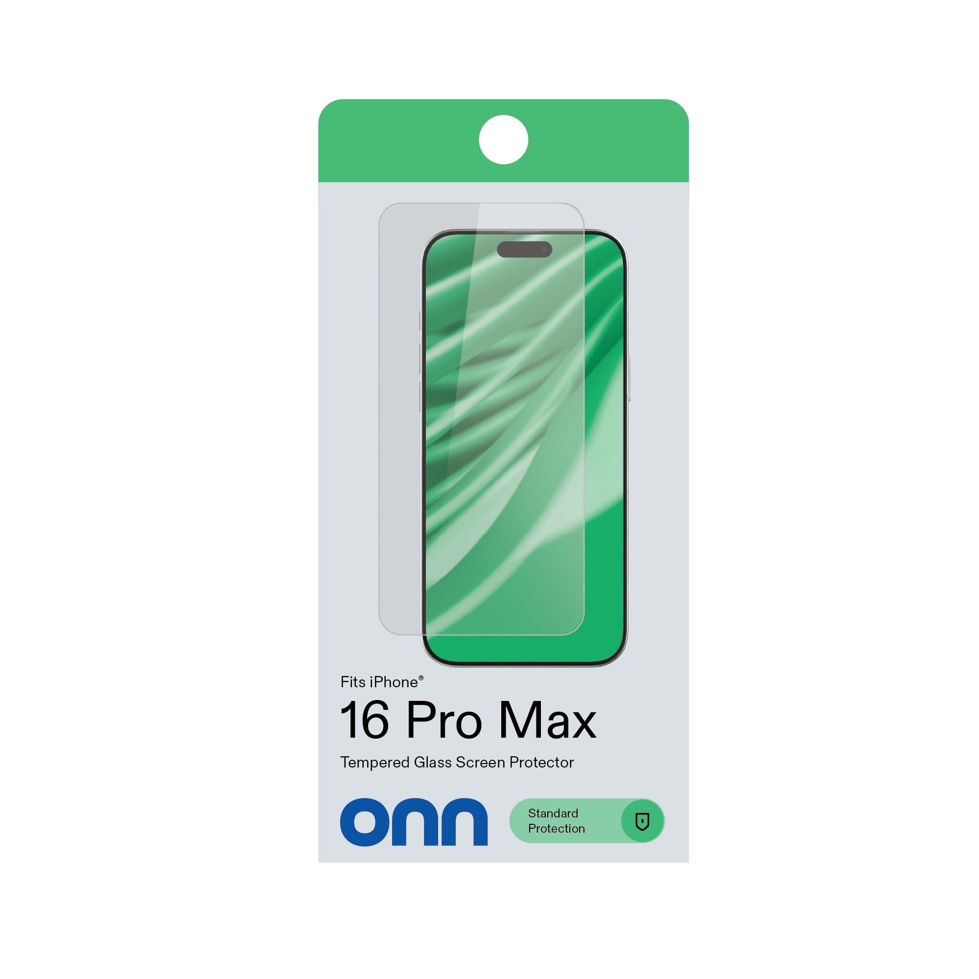 onn Glass Screen Protector for iPhone 16 Pro Max