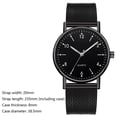 thumbnail image 2 of SENJIAQ Watches for Women Easy Reader Quartz Analog Leather Strap Watch with Classic Fashion Business Casual Round Case Fashion Dress, 2 of 3
