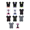 thumbnail image 4 of Athletic Works Girls Ankle Socks, 11-Pack, Sizes S-L, 4 of 5