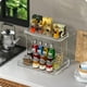 thumbnail image 5 of Organizador de encimera de baño NPPLUS de 2 niveles, acrílico transparente, 5 of 7
