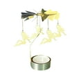 thumbnail image 1 of Clearance! Hot Spinning Rotary Metal Carousel Tea Light Candle Holder Stand Light Xmas Gift, 1 of 2