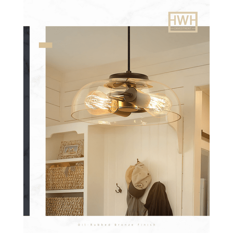 Bronze glass on sale pendant light